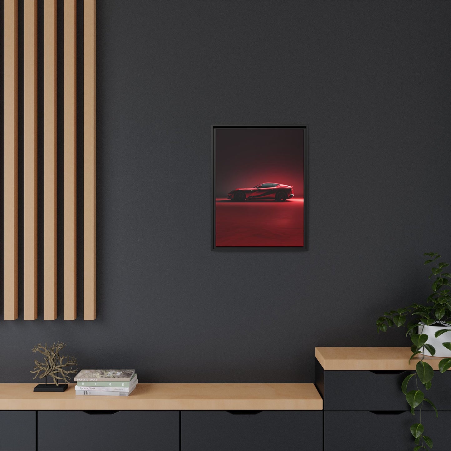 Ferrari 812 Superfast – V12 Silhouette | Luxury Matte Canvas