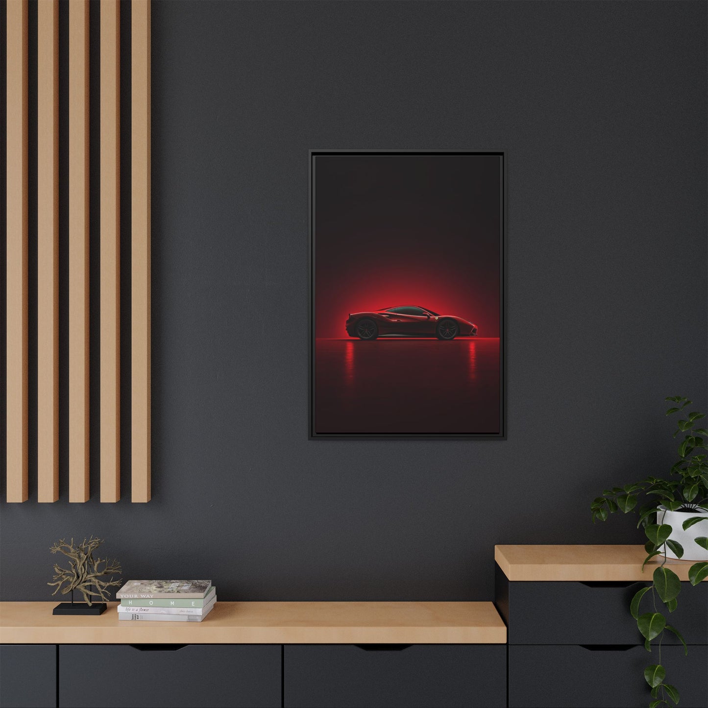 Ferrari 488 GTB – Aero Silhouette | Luxury Matte Canvas