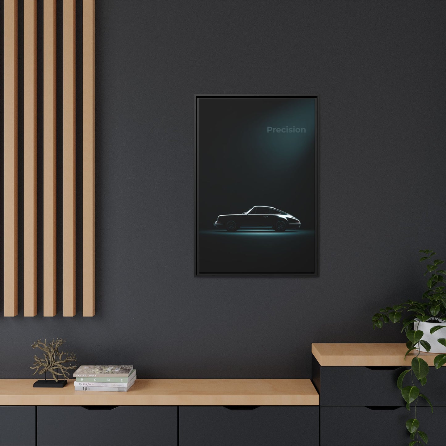 Porsche 911 – Precision Silhouette | Luxury Matte Canvas