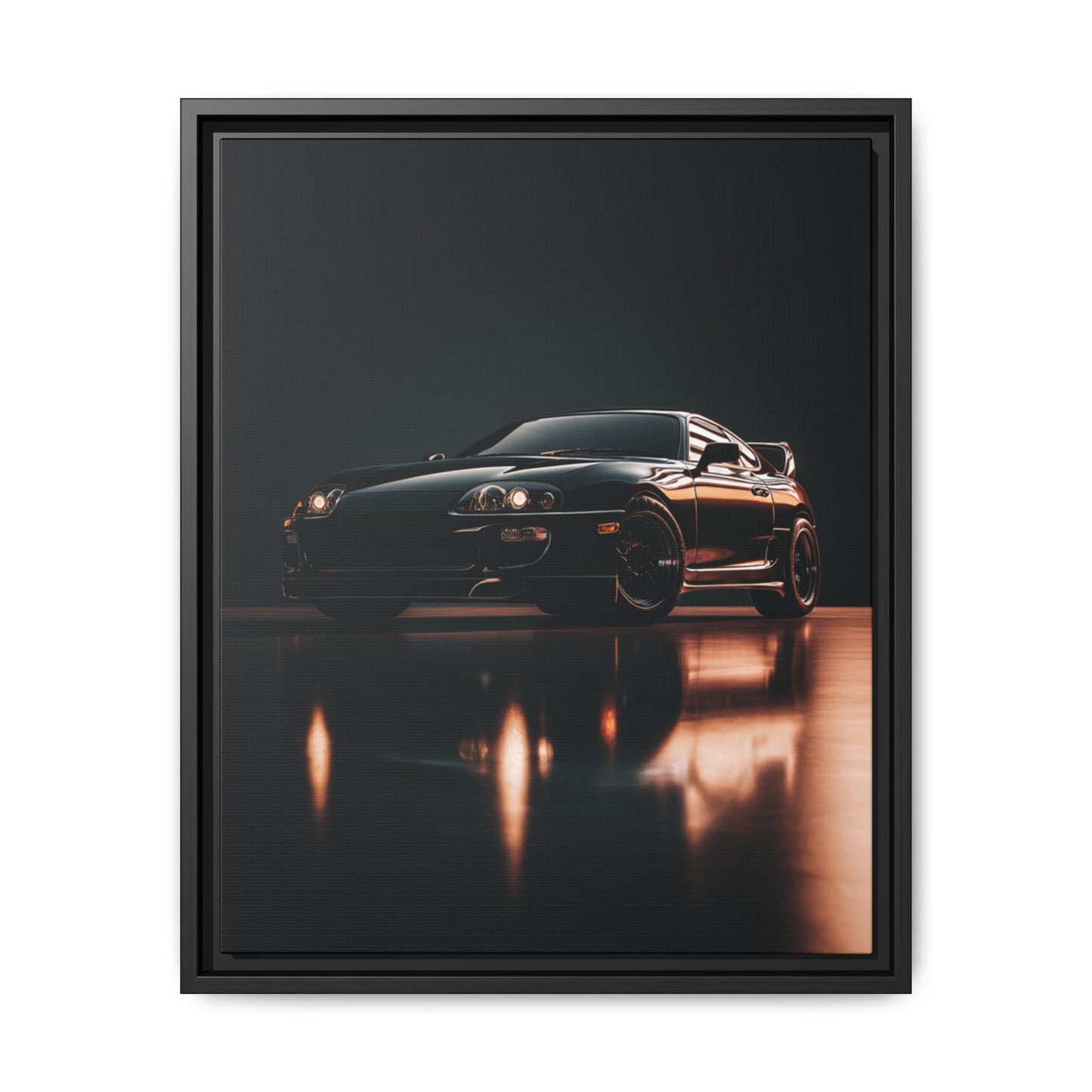Toyota Supra MK4 – JDM Icon Silhouette | Luxury Matte Canvas
