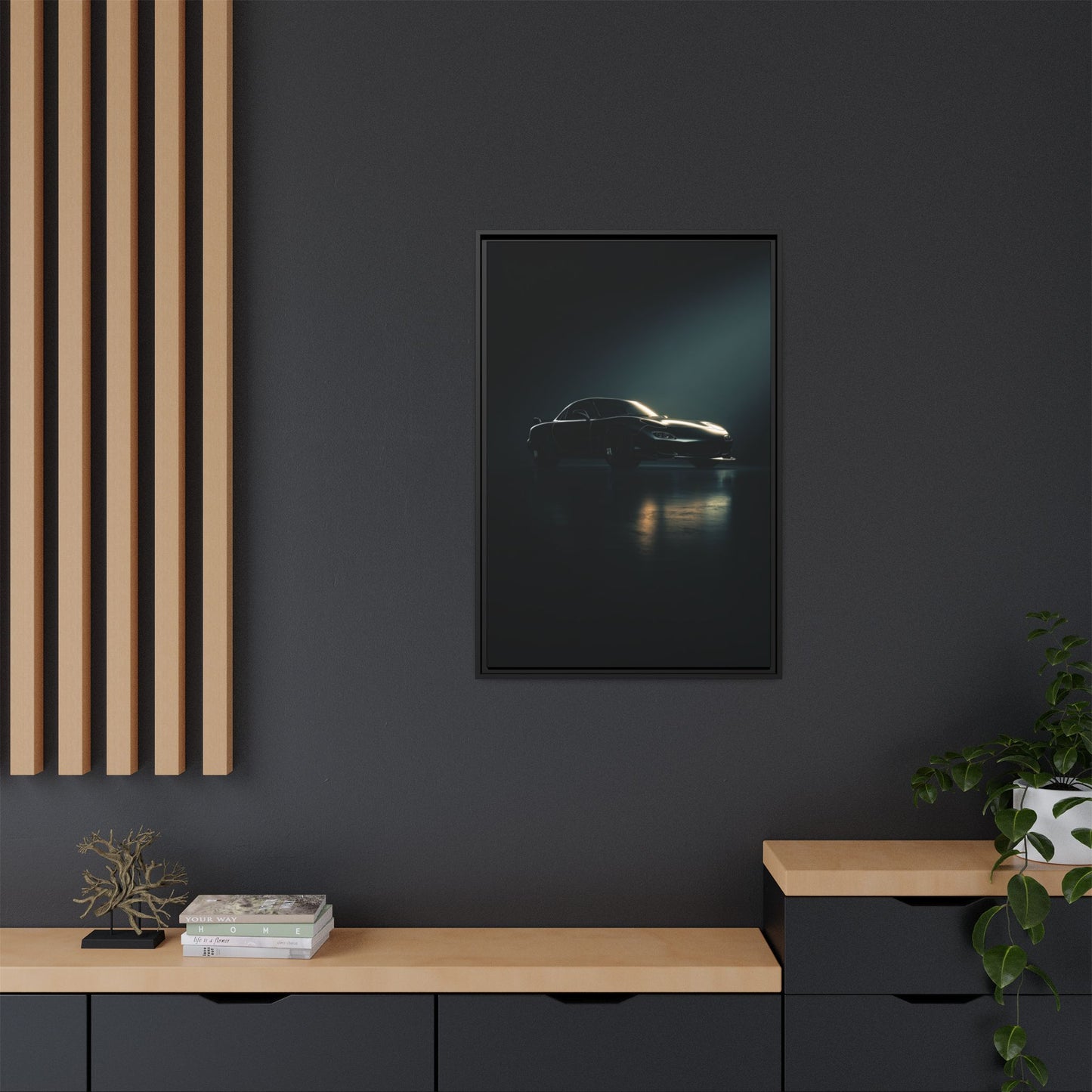 Mazda RX-7 FD – Rotary Legend Silhouette | Luxury Matte Canvas