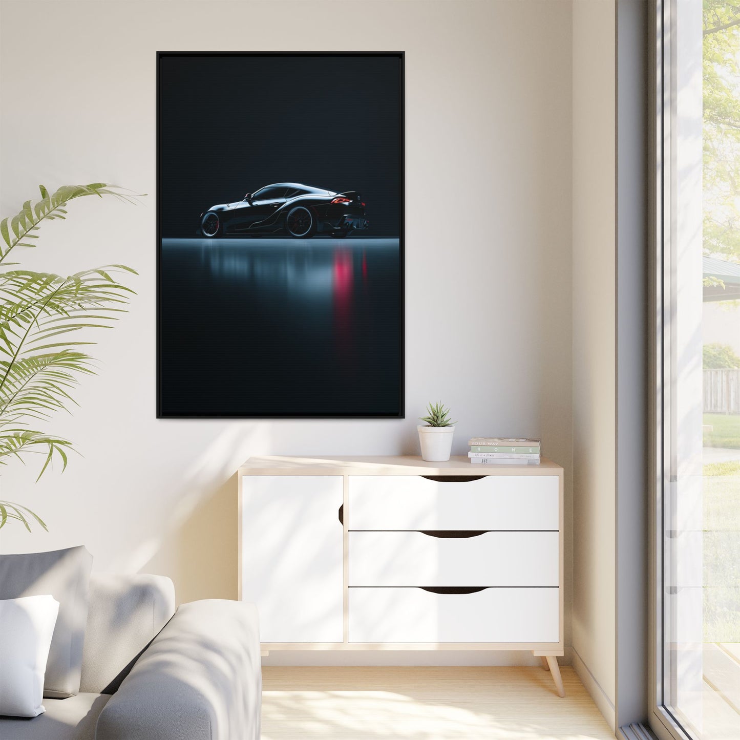 Toyota Supra MK5 – Modern JDM Silhouette | Luxury Matte Canvas