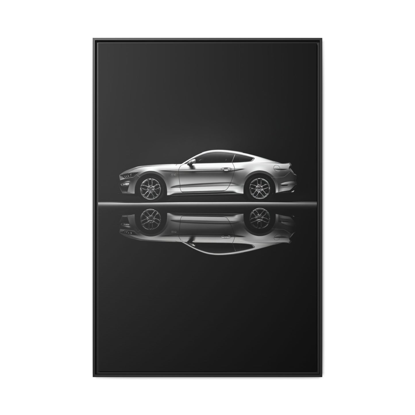 Ford Mustang GT (S550) – Modern Muscle Silhouette | Luxury Matte Canvas