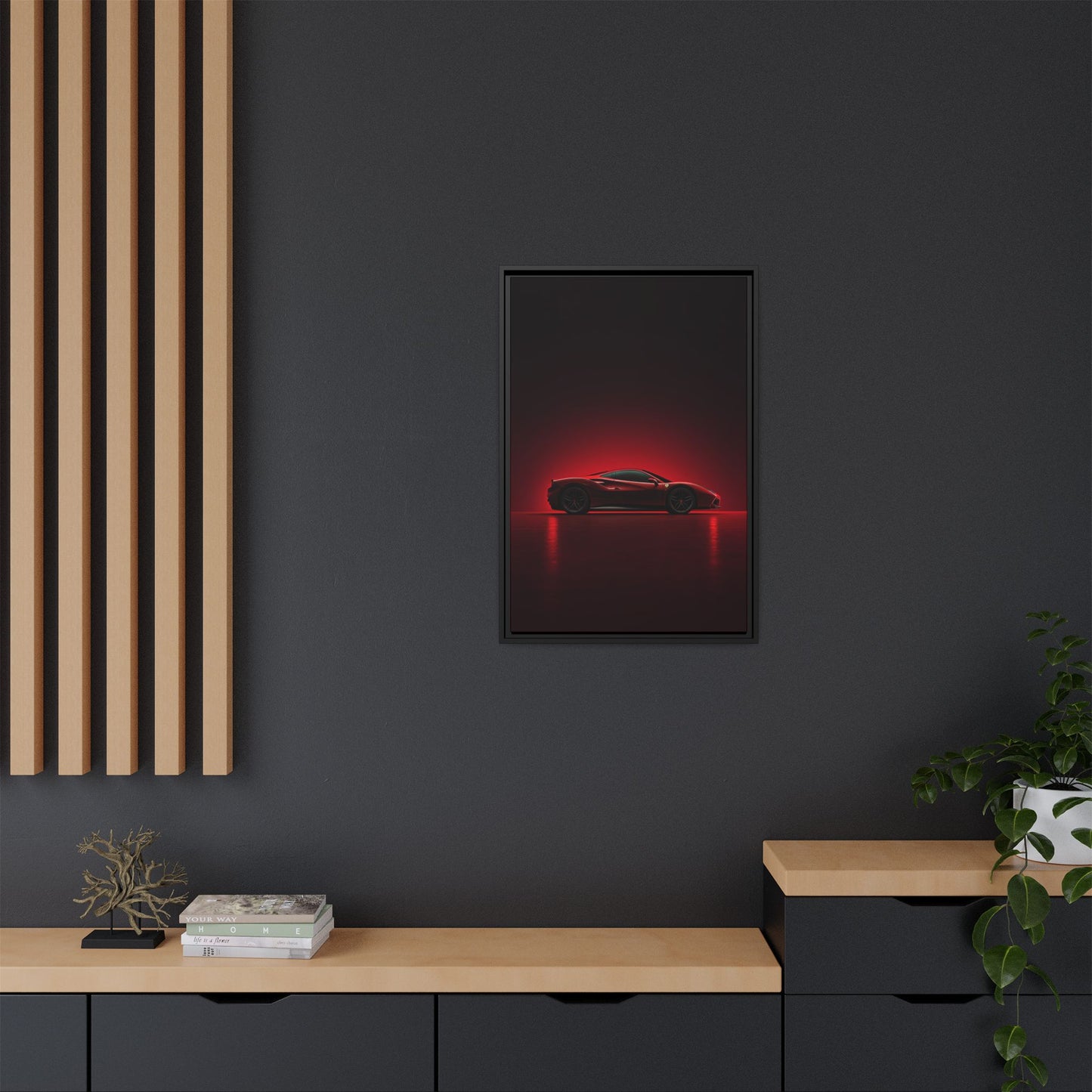 Ferrari 488 GTB – Aero Silhouette | Luxury Matte Canvas