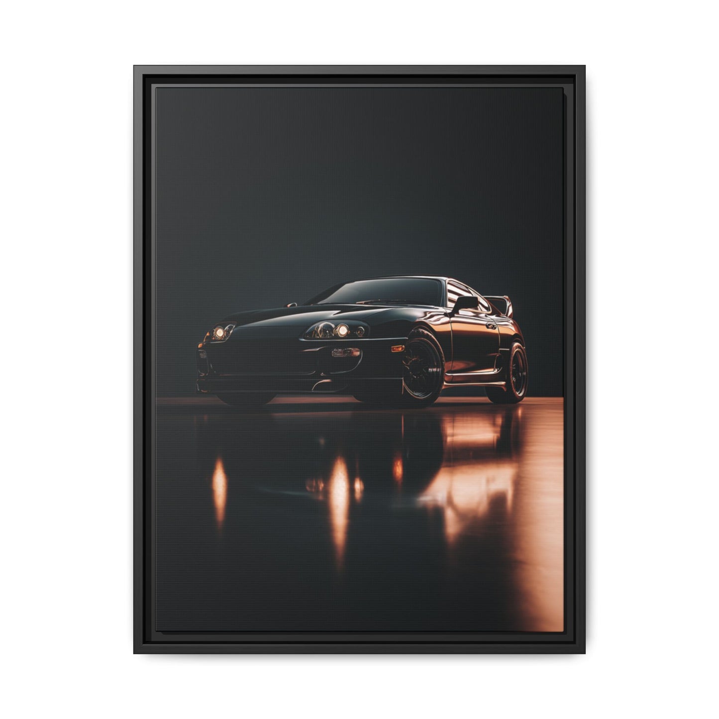 Toyota Supra MK4 – JDM Icon Silhouette | Luxury Matte Canvas