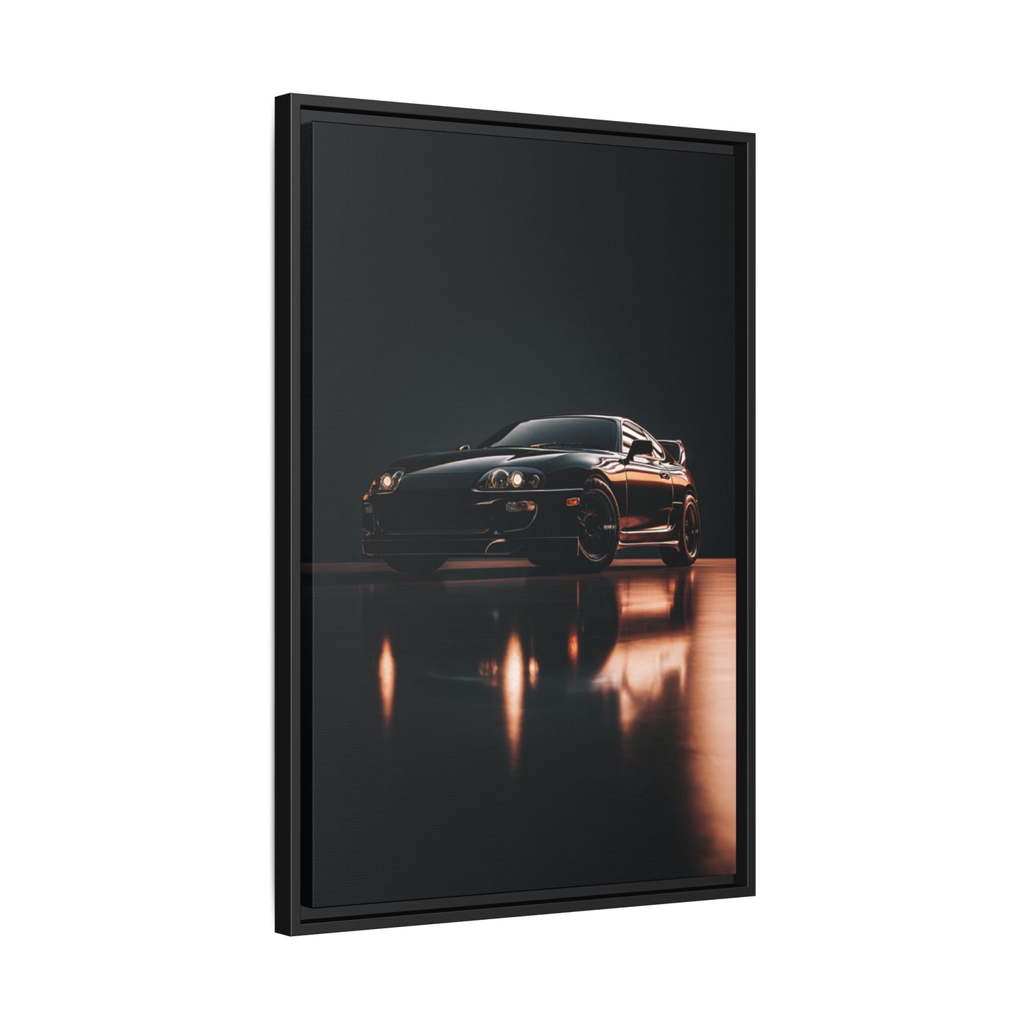 Toyota Supra MK4 – JDM Icon Silhouette | Luxury Matte Canvas