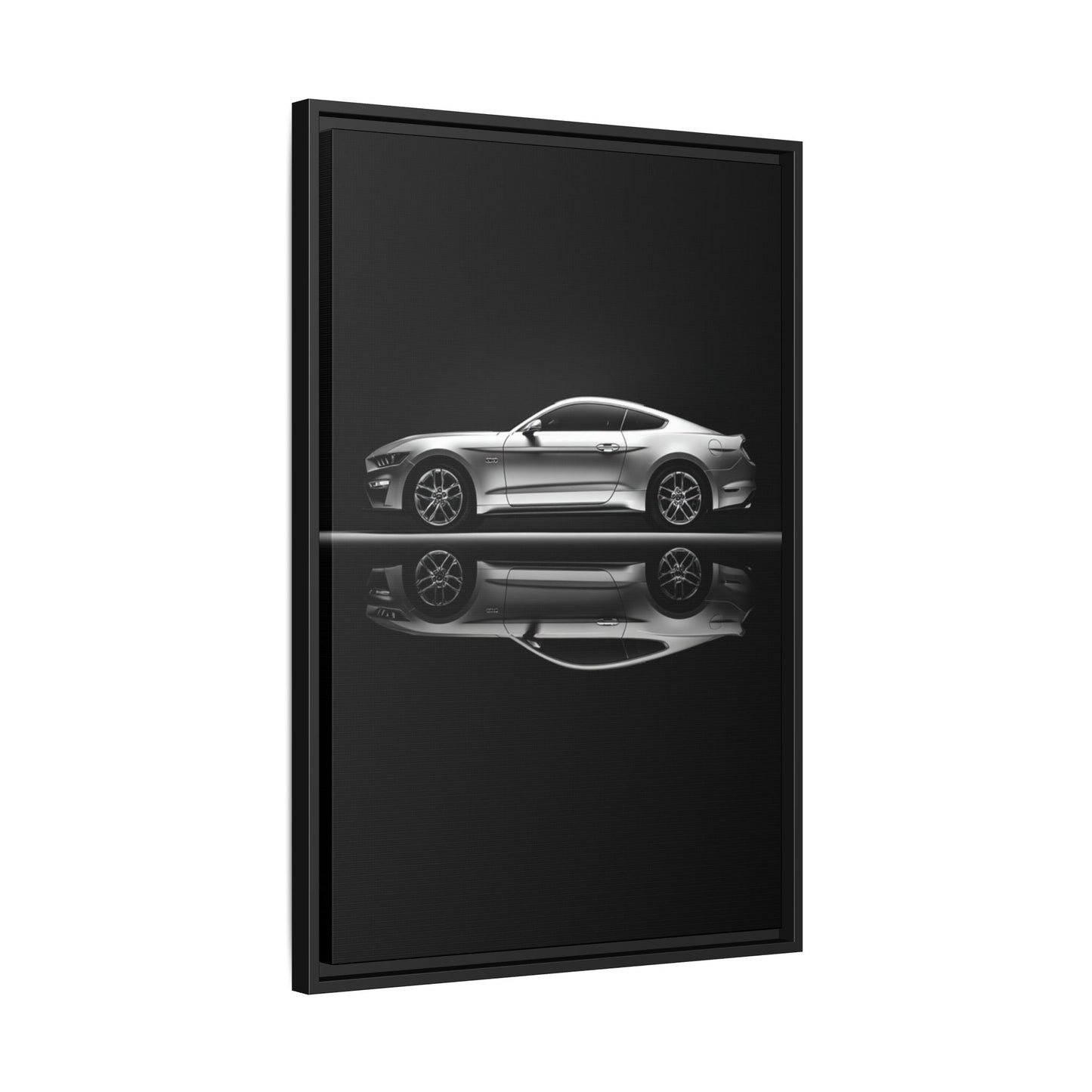 Ford Mustang GT (S550) – Modern Muscle Silhouette | Luxury Matte Canvas