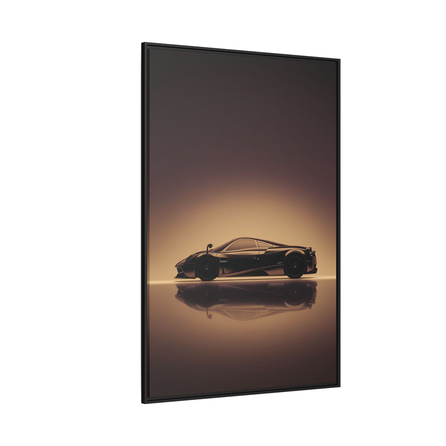 Pagani Huayra – Airflow Silhouette | Luxury Matte Canvas