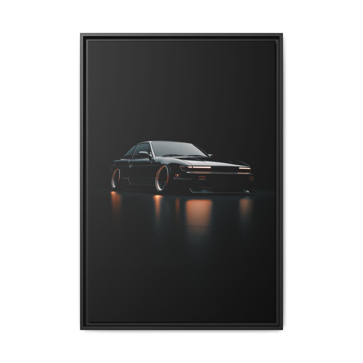 Nissan 240SX S13 – JDM Drift Icon Silhouette | Luxury Matte Canvas