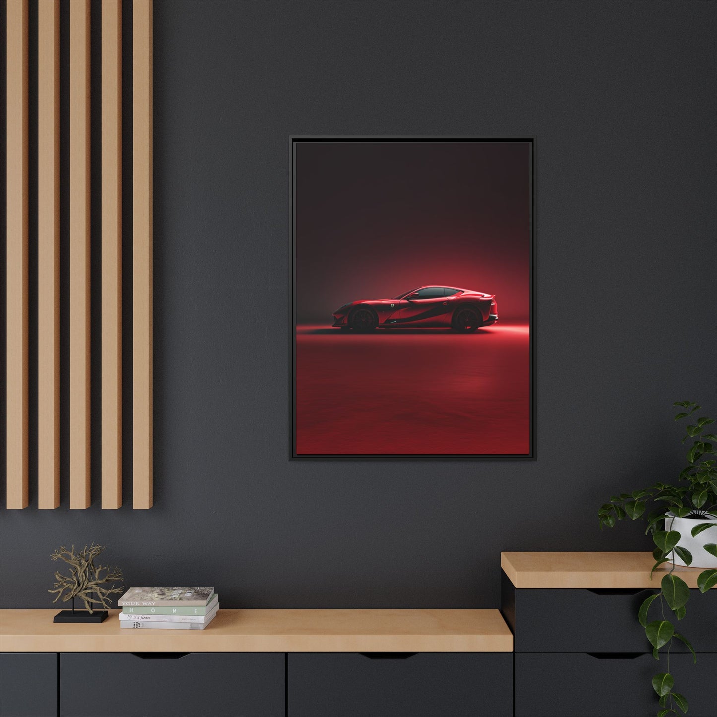 Ferrari 812 Superfast – V12 Silhouette | Luxury Matte Canvas