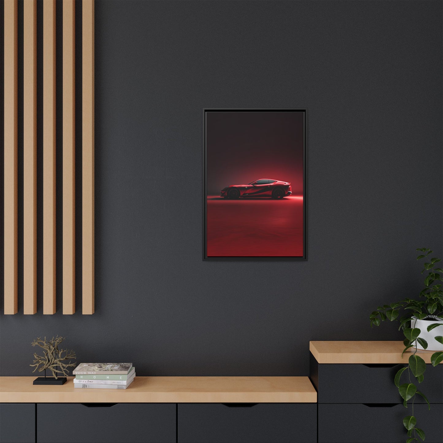 Ferrari 812 Superfast – V12 Silhouette | Luxury Matte Canvas