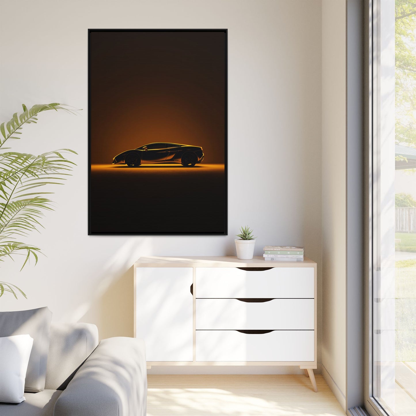 Lamborghini Gallardo – Classic Bull Silhouette | Luxury Matte Canvas