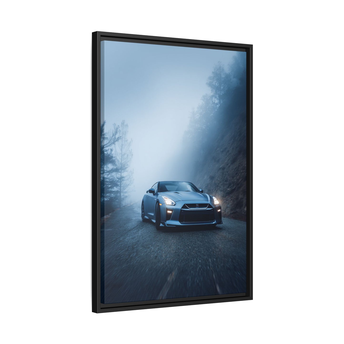 Nissan GT-R R35 – Godzilla Silhouette | Luxury Matte Canvas