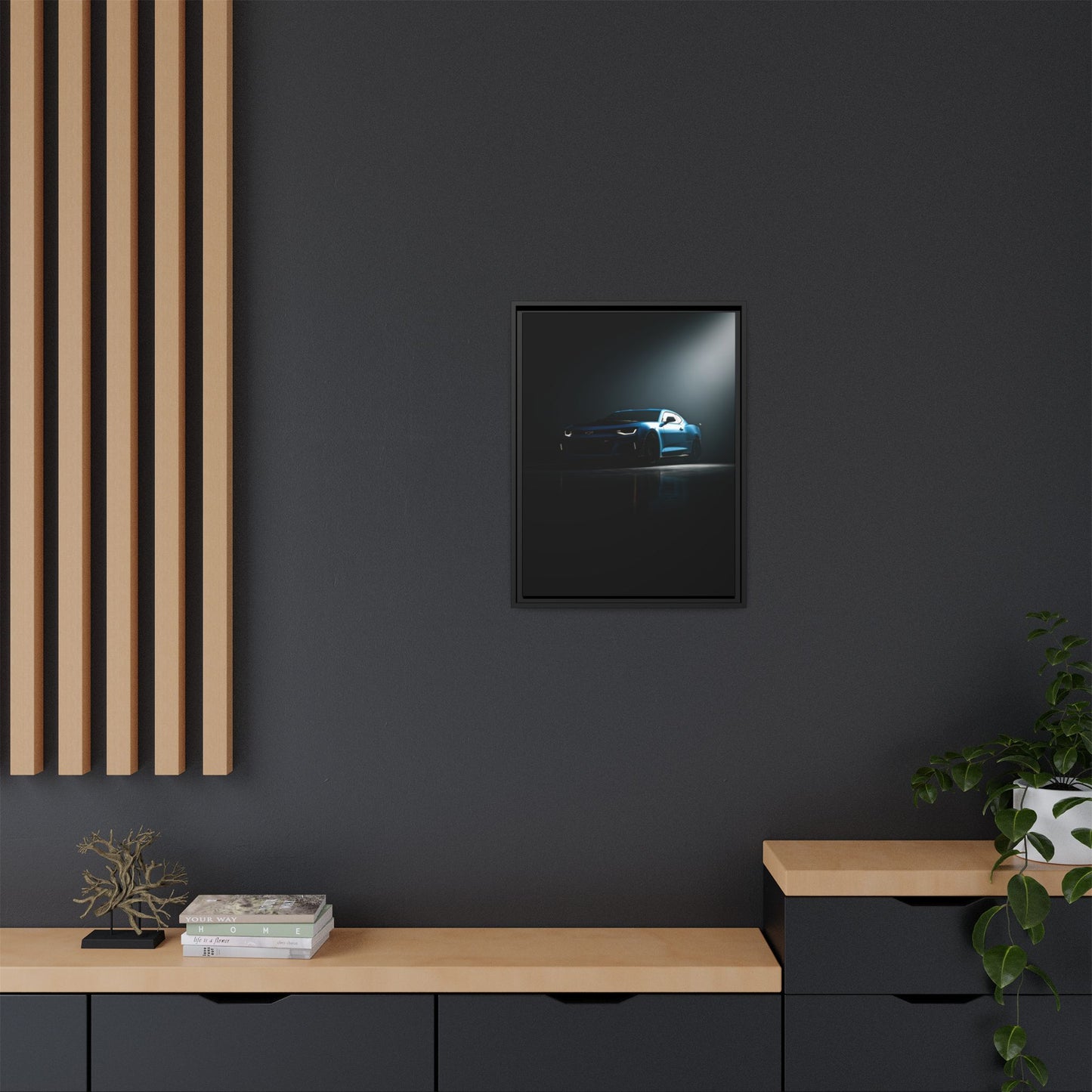 Chevrolet Camaro ZL1 – Performance Muscle Silhouette | Luxury Matte Canvas