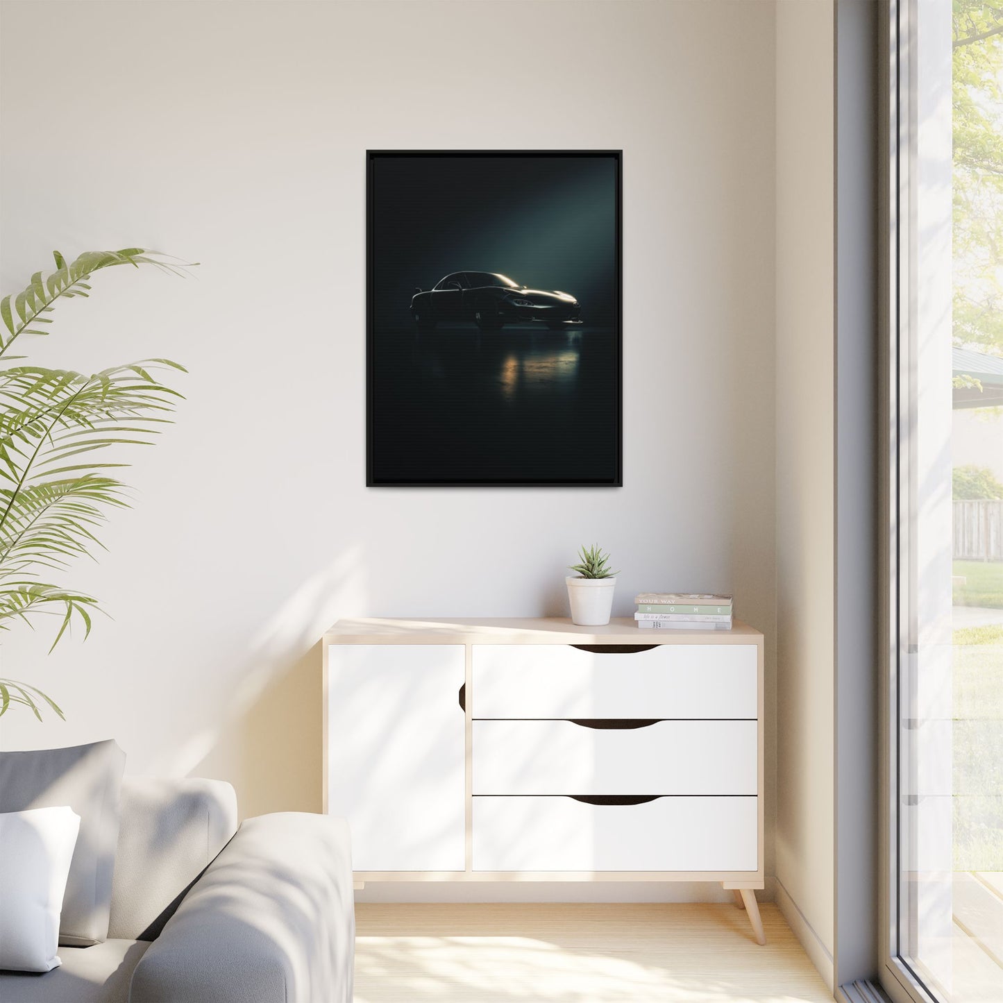 Mazda RX-7 FD – Rotary Legend Silhouette | Luxury Matte Canvas