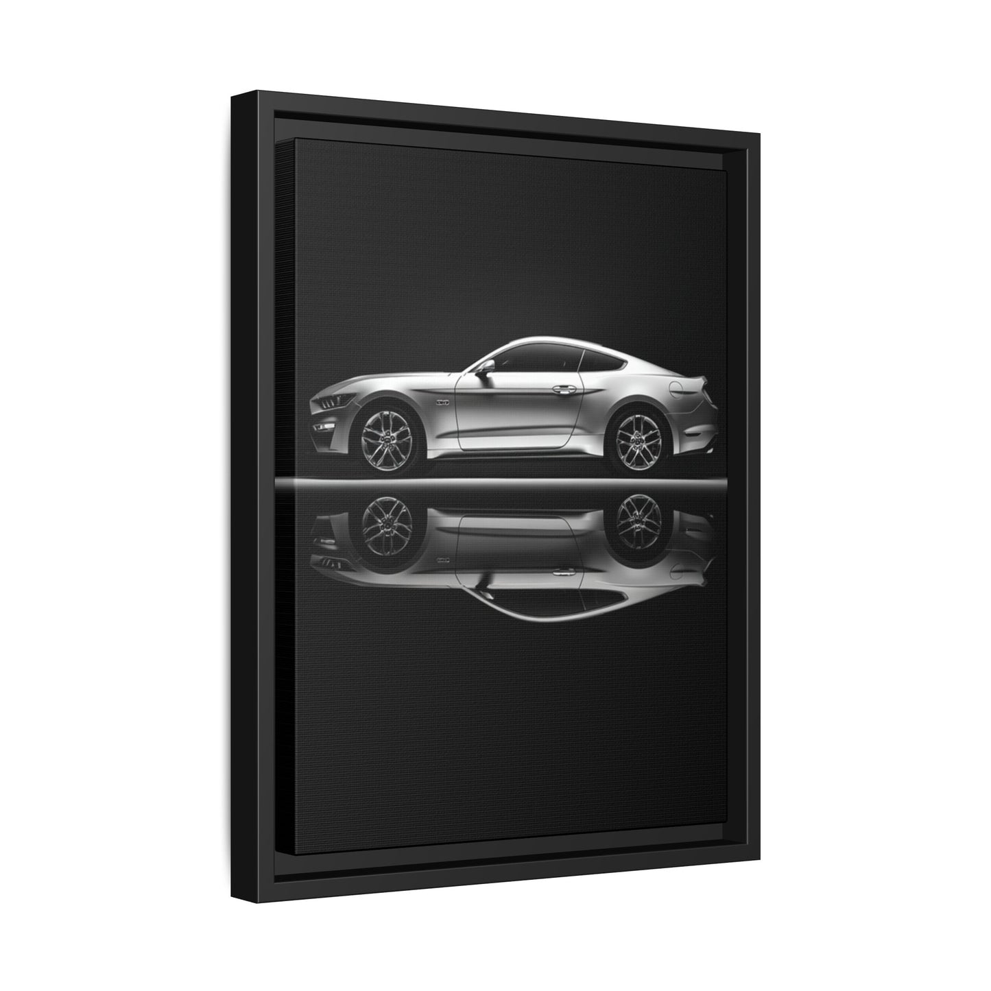 Ford Mustang GT (S550) – Modern Muscle Silhouette | Luxury Matte Canvas