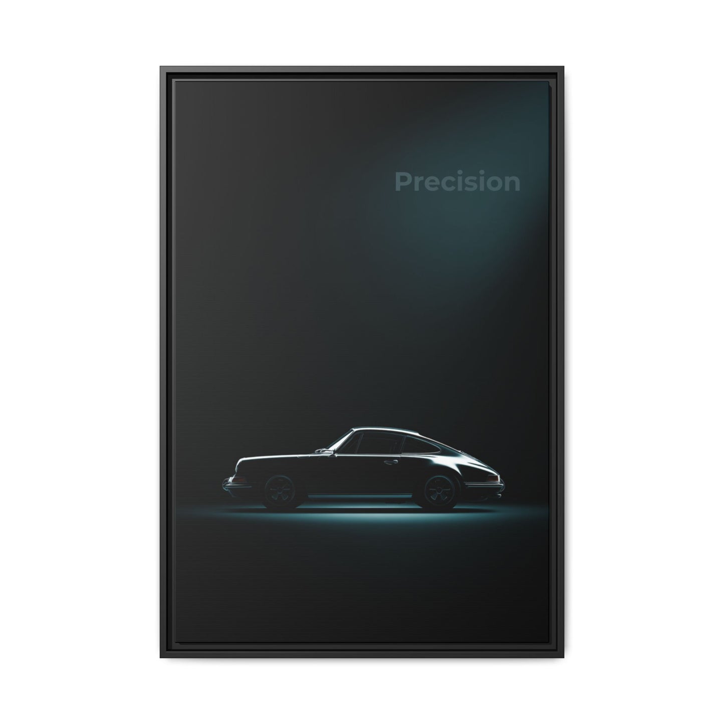 Porsche 911 – Precision Silhouette | Luxury Matte Canvas