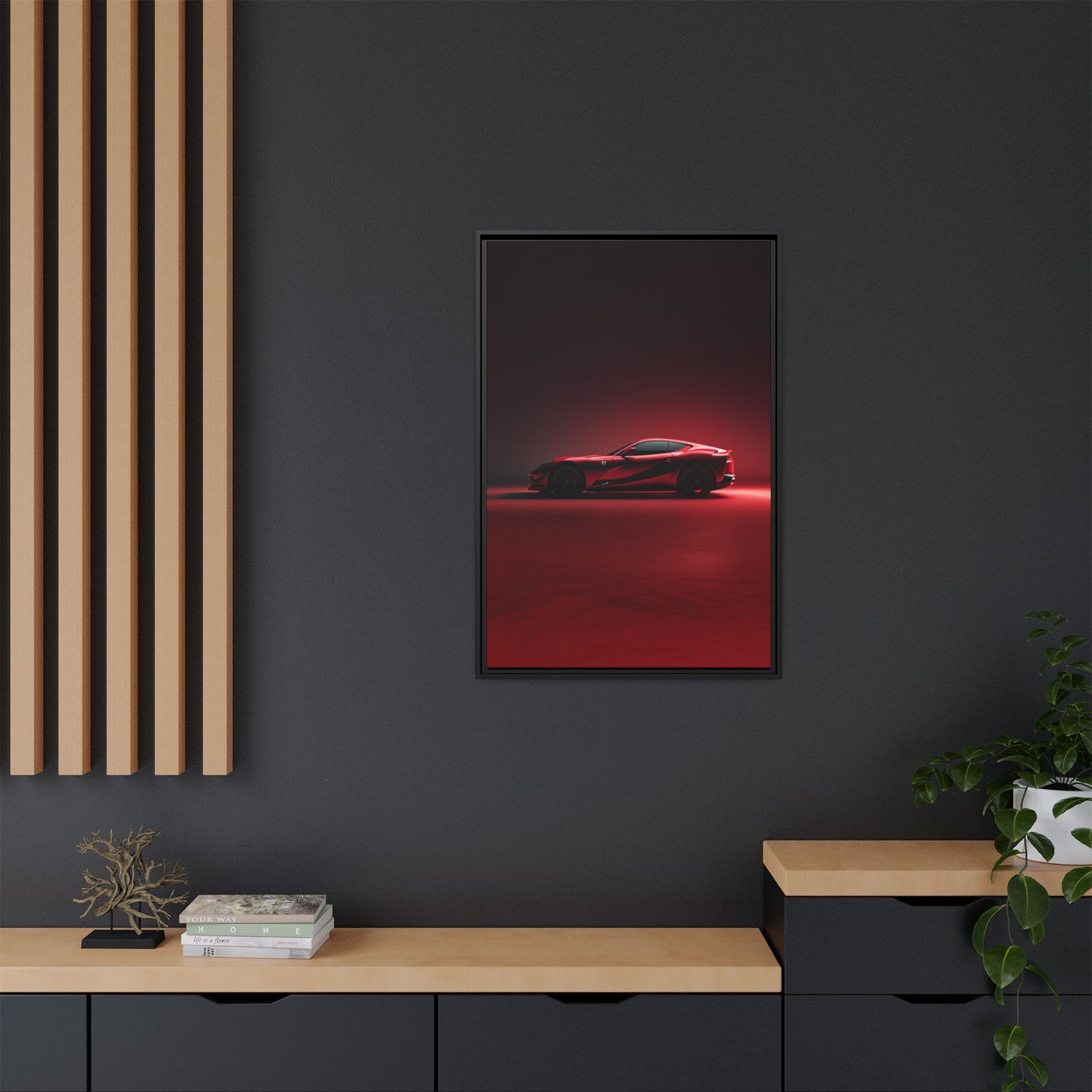 Ferrari 812 Superfast – V12 Silhouette | Luxury Matte Canvas