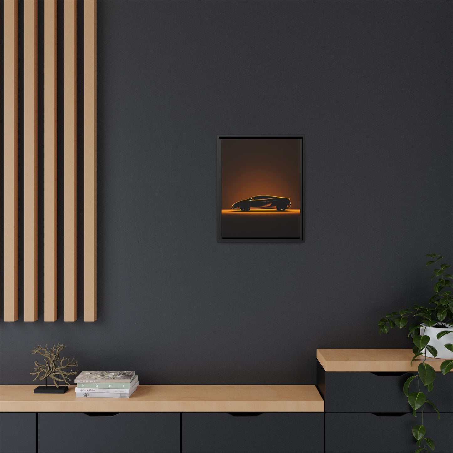 Lamborghini Gallardo – Classic Bull Silhouette | Luxury Matte Canvas