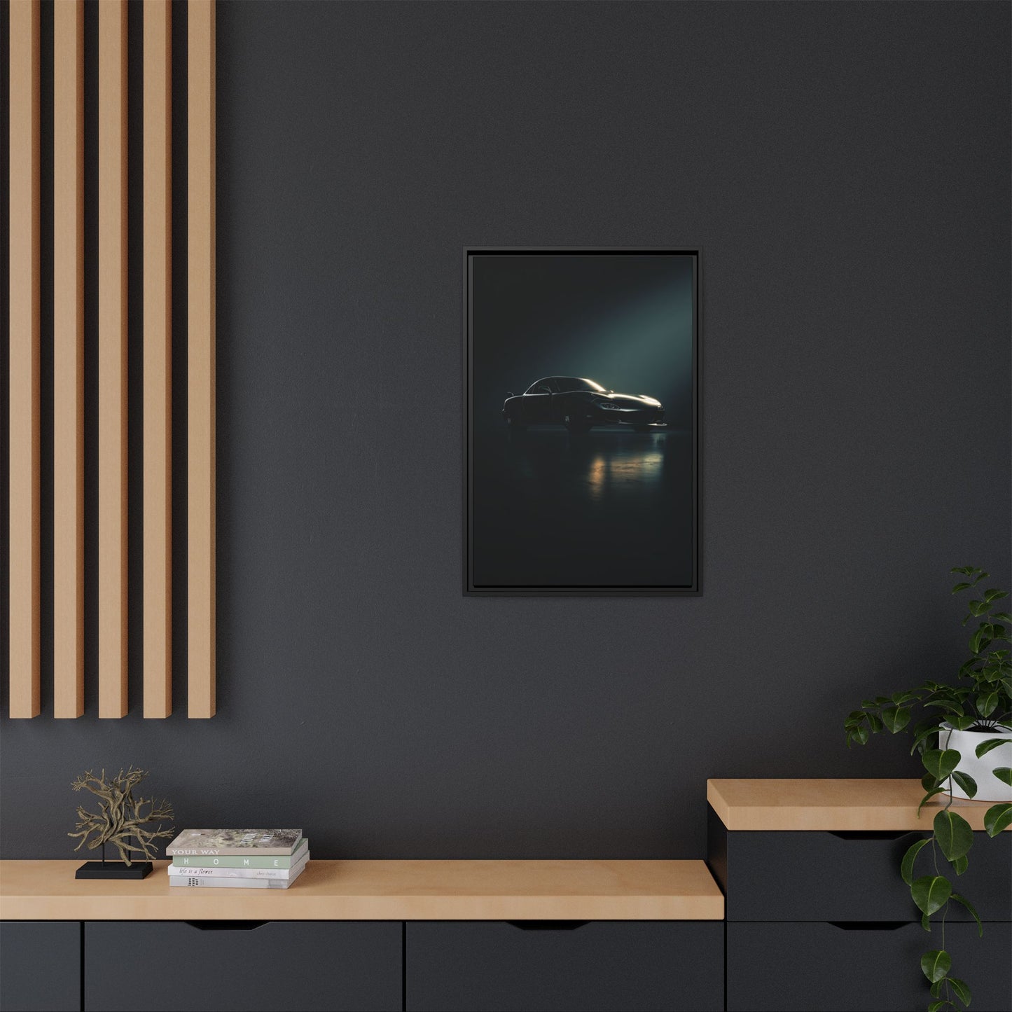 Mazda RX-7 FD – Rotary Legend Silhouette | Luxury Matte Canvas