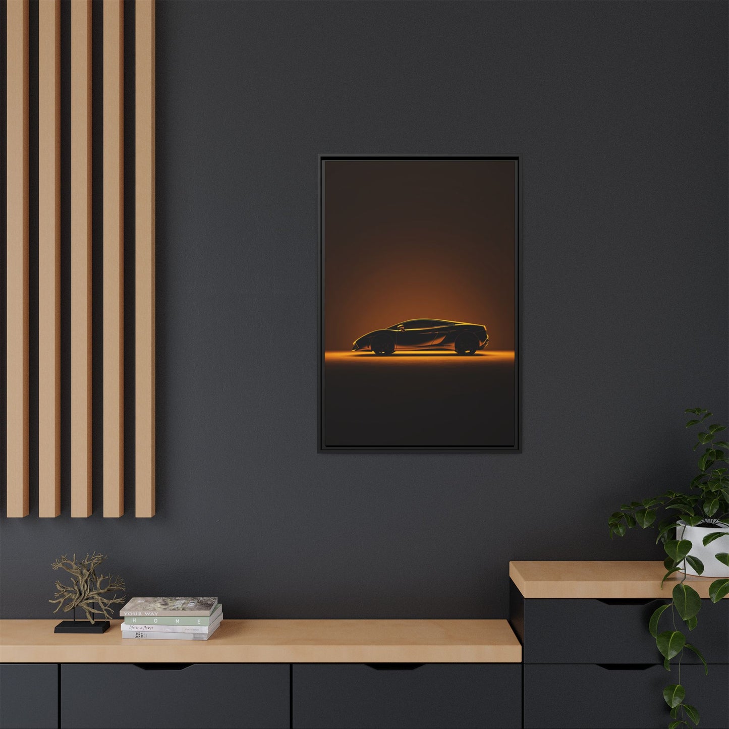 Lamborghini Gallardo – Classic Bull Silhouette | Luxury Matte Canvas