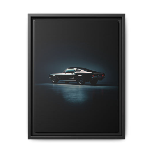 1967 Ford Mustang – Classic Muscle Silhouette | Luxury Matte Canvas