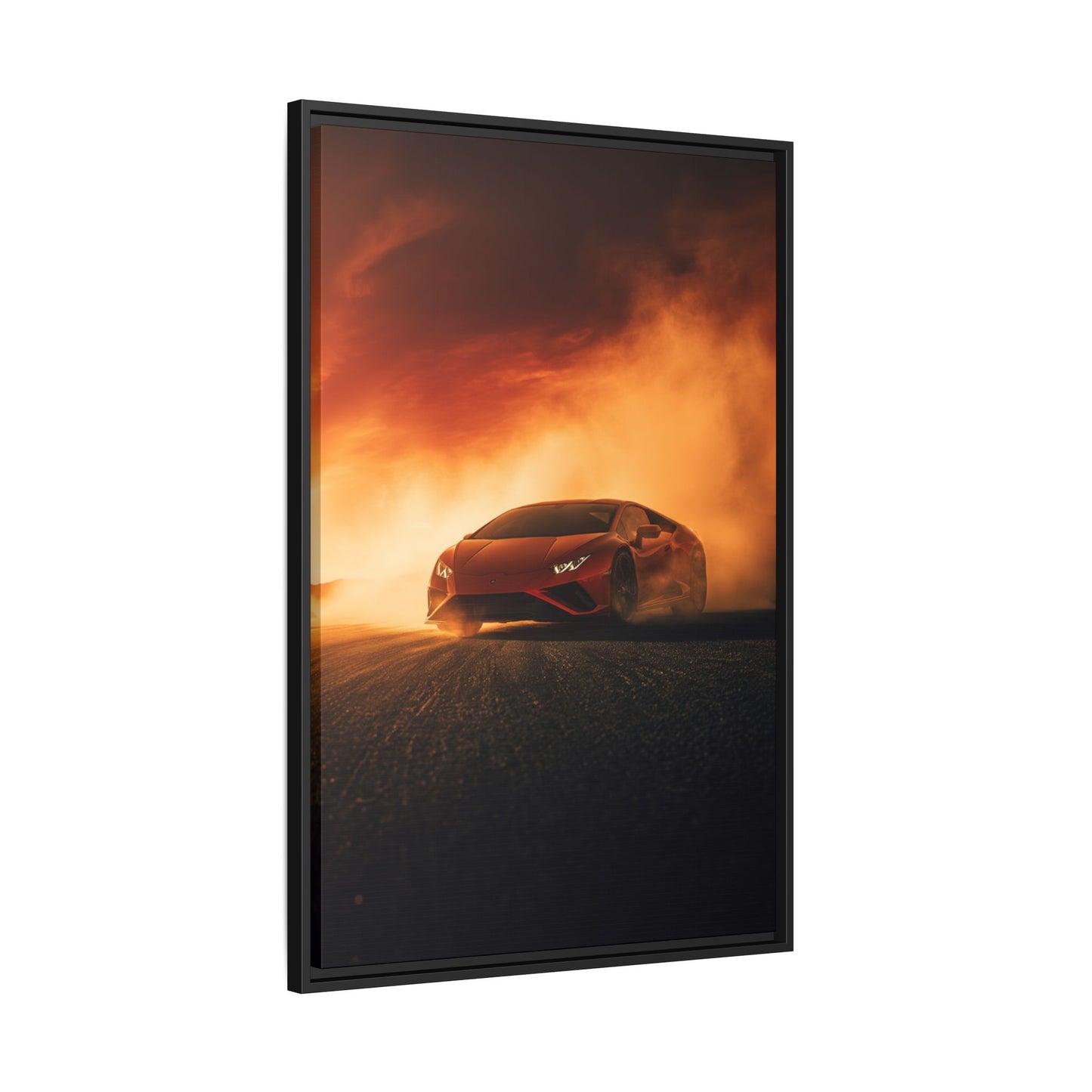 Lamborghini Huracán – Apex Silhouette | Luxury Matte Canvas