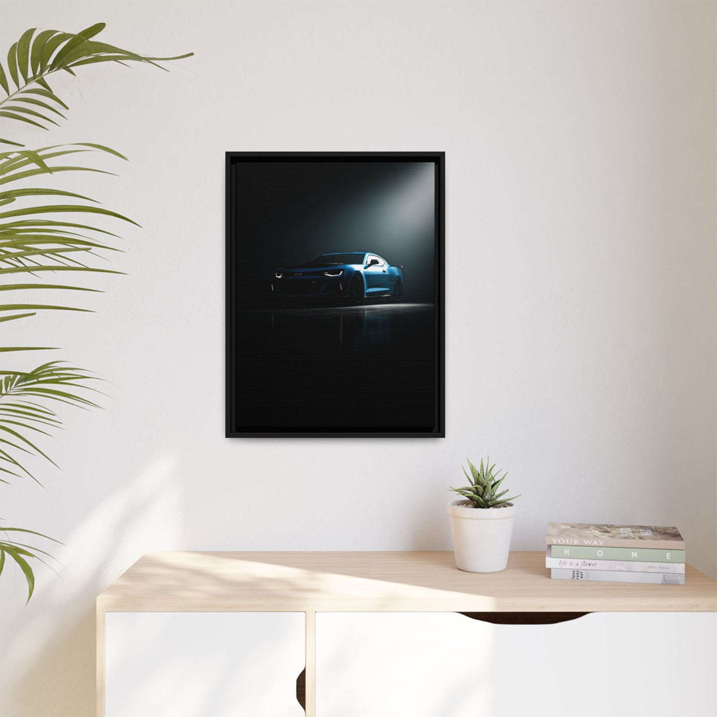 Chevrolet Camaro ZL1 – Performance Muscle Silhouette | Luxury Matte Canvas