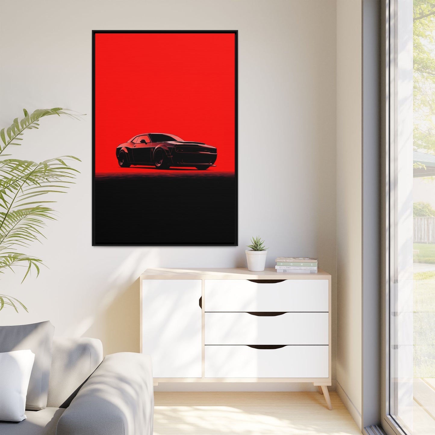 Dodge Challenger Hellcat – Supercharged Silhouette | Luxury Matte Canvas