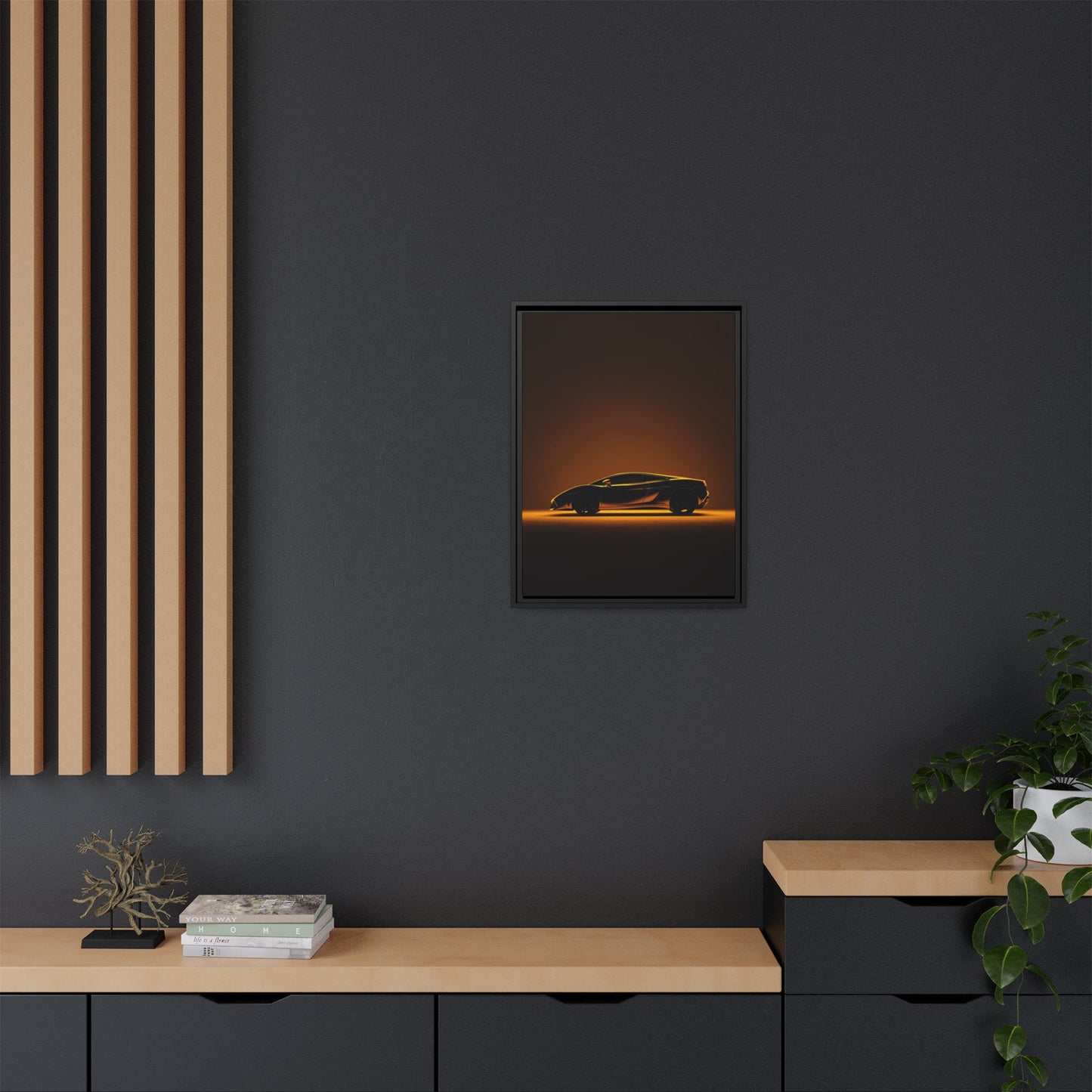 Lamborghini Gallardo – Classic Bull Silhouette | Luxury Matte Canvas