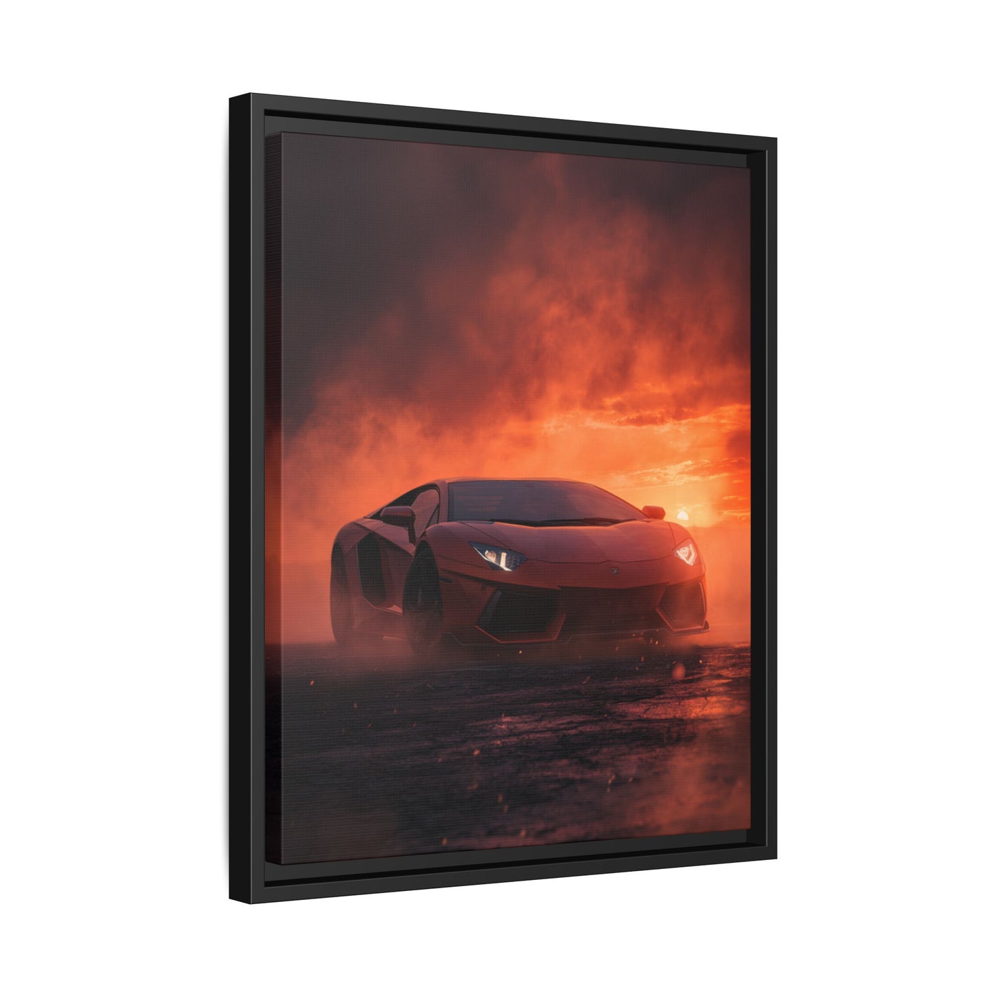 Lamborghini Aventador – Dominance Silhouette | Luxury Matte Canvas