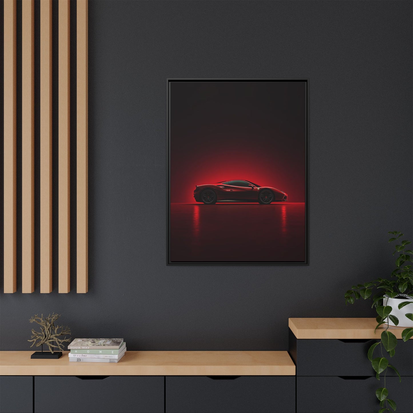 Ferrari 488 GTB – Aero Silhouette | Luxury Matte Canvas