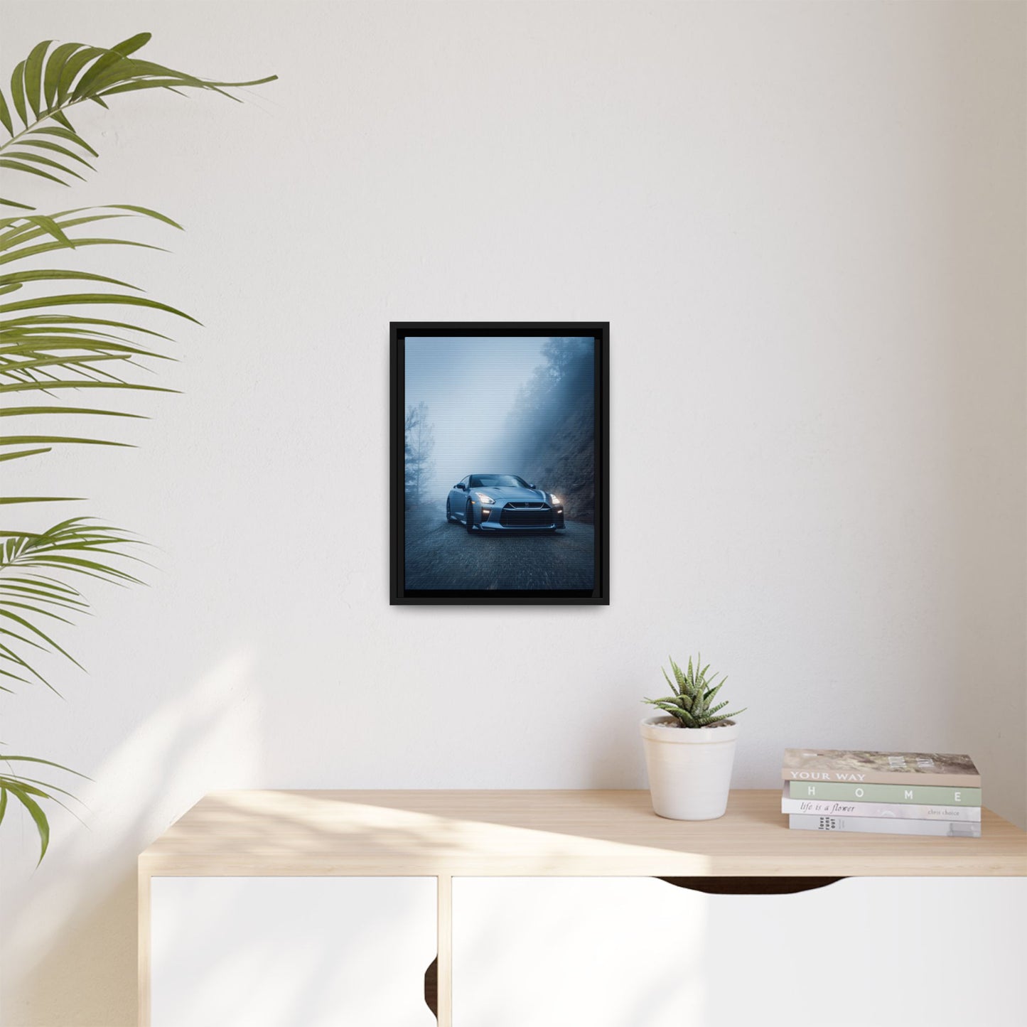 Nissan GT-R R35 – Godzilla Silhouette | Luxury Matte Canvas