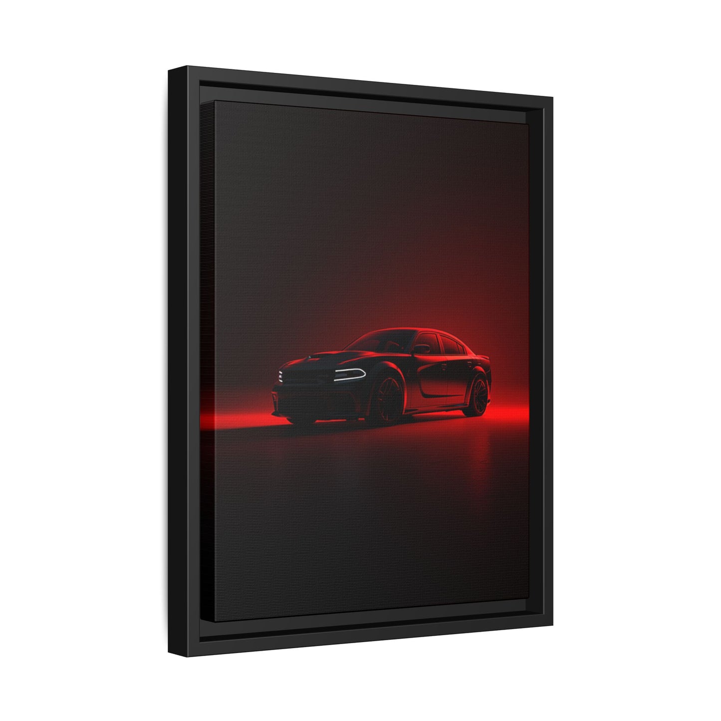 Dodge Charger Hellcat – Supercharged Sedan Silhouette | Luxury Matte Canvas