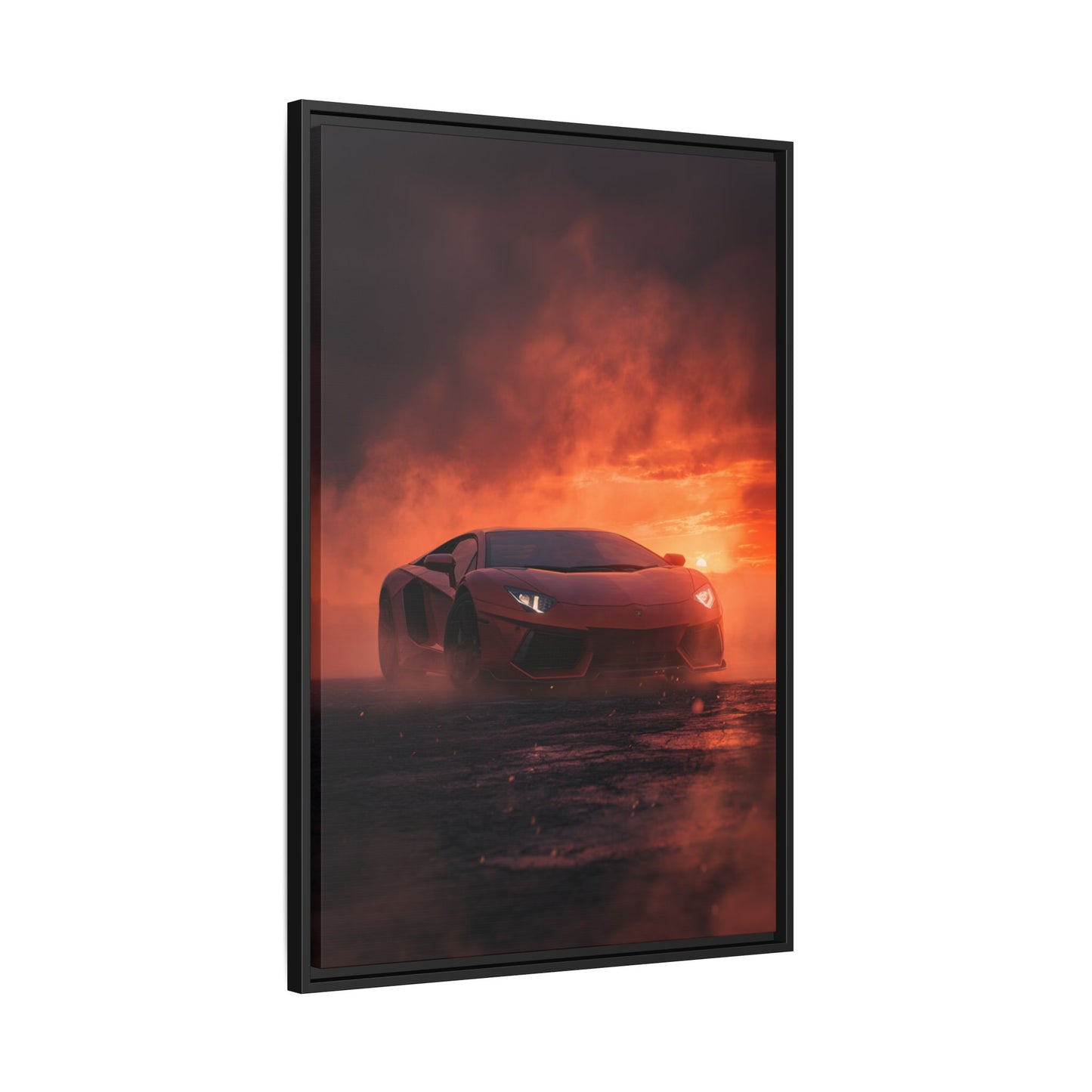 Lamborghini Aventador – Dominance Silhouette | Luxury Matte Canvas