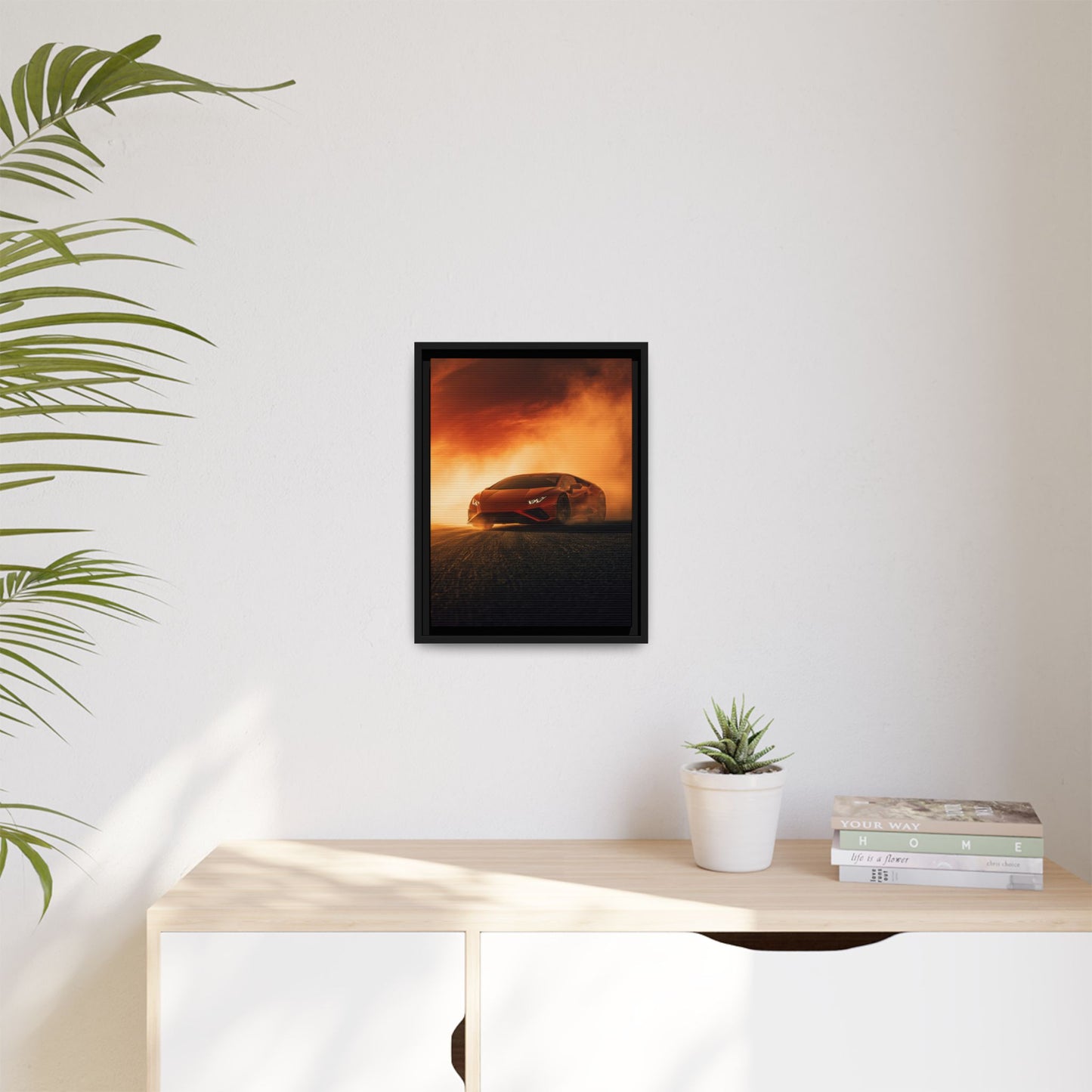 Lamborghini Huracán – Apex Silhouette | Luxury Matte Canvas