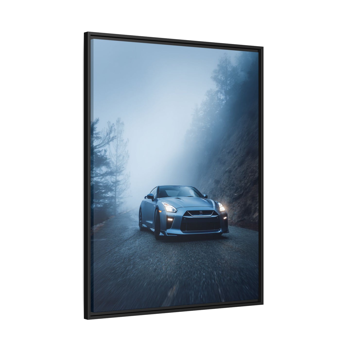 Nissan GT-R R35 – Godzilla Silhouette | Luxury Matte Canvas