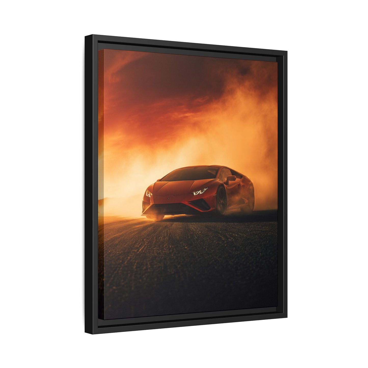 Lamborghini Huracán – Apex Silhouette | Luxury Matte Canvas