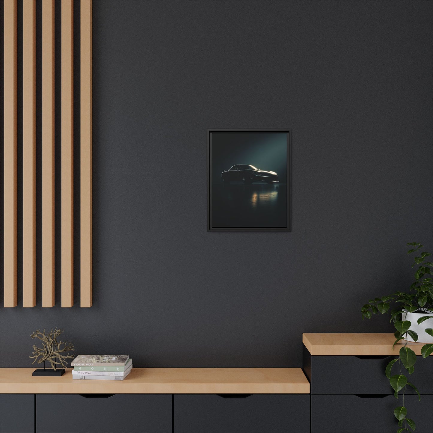 Mazda RX-7 FD – Rotary Legend Silhouette | Luxury Matte Canvas