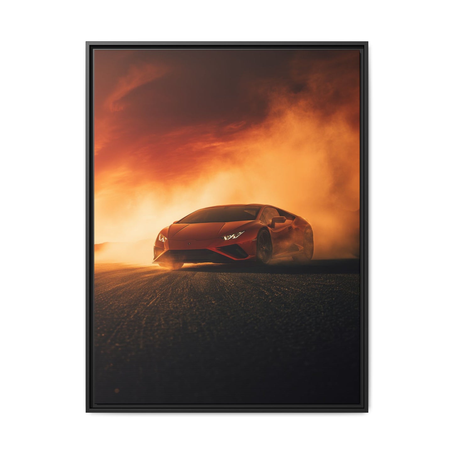 Lamborghini Huracán – Apex Silhouette | Luxury Matte Canvas