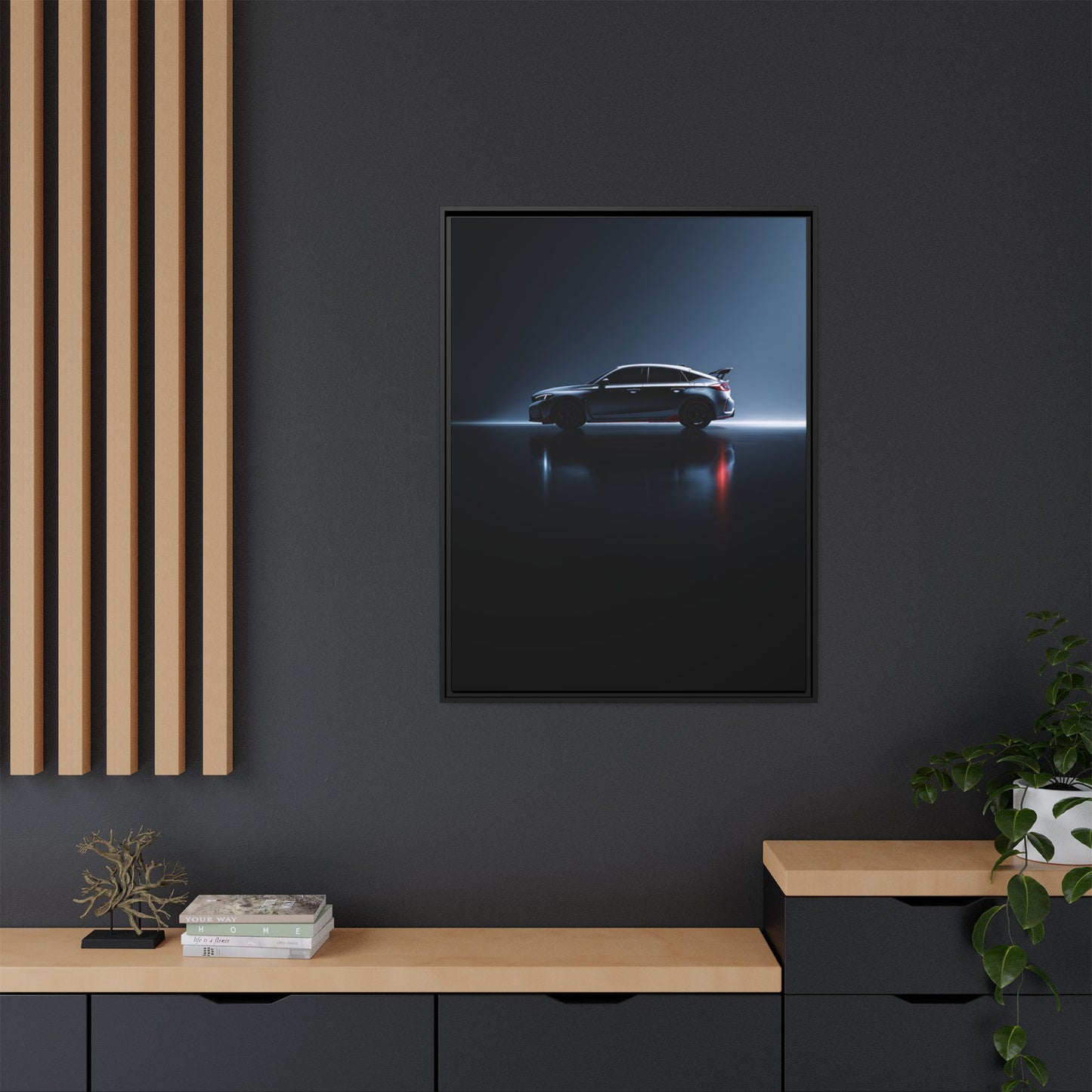 Honda Civic Type R FL5 – Modern Hot Hatch Silhouette | Luxury Matte Canvas