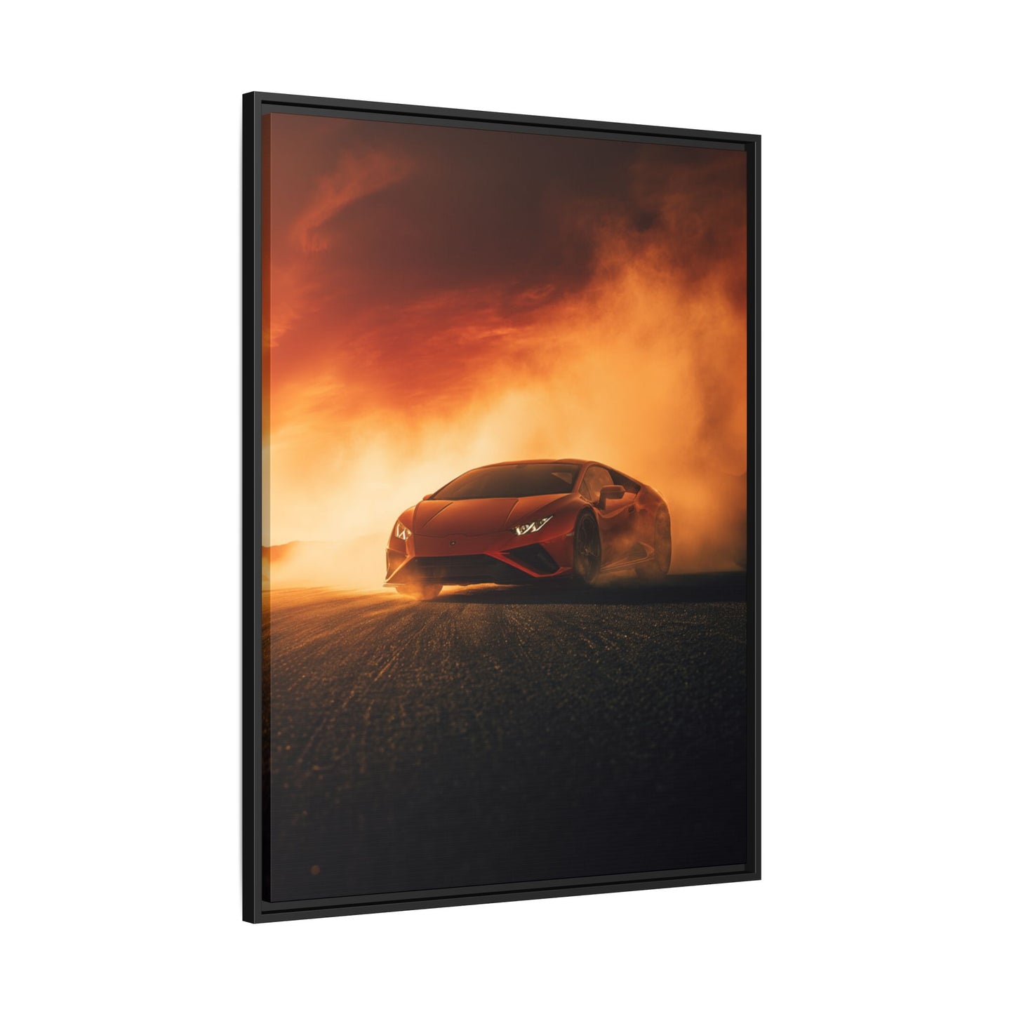 Lamborghini Huracán – Apex Silhouette | Luxury Matte Canvas
