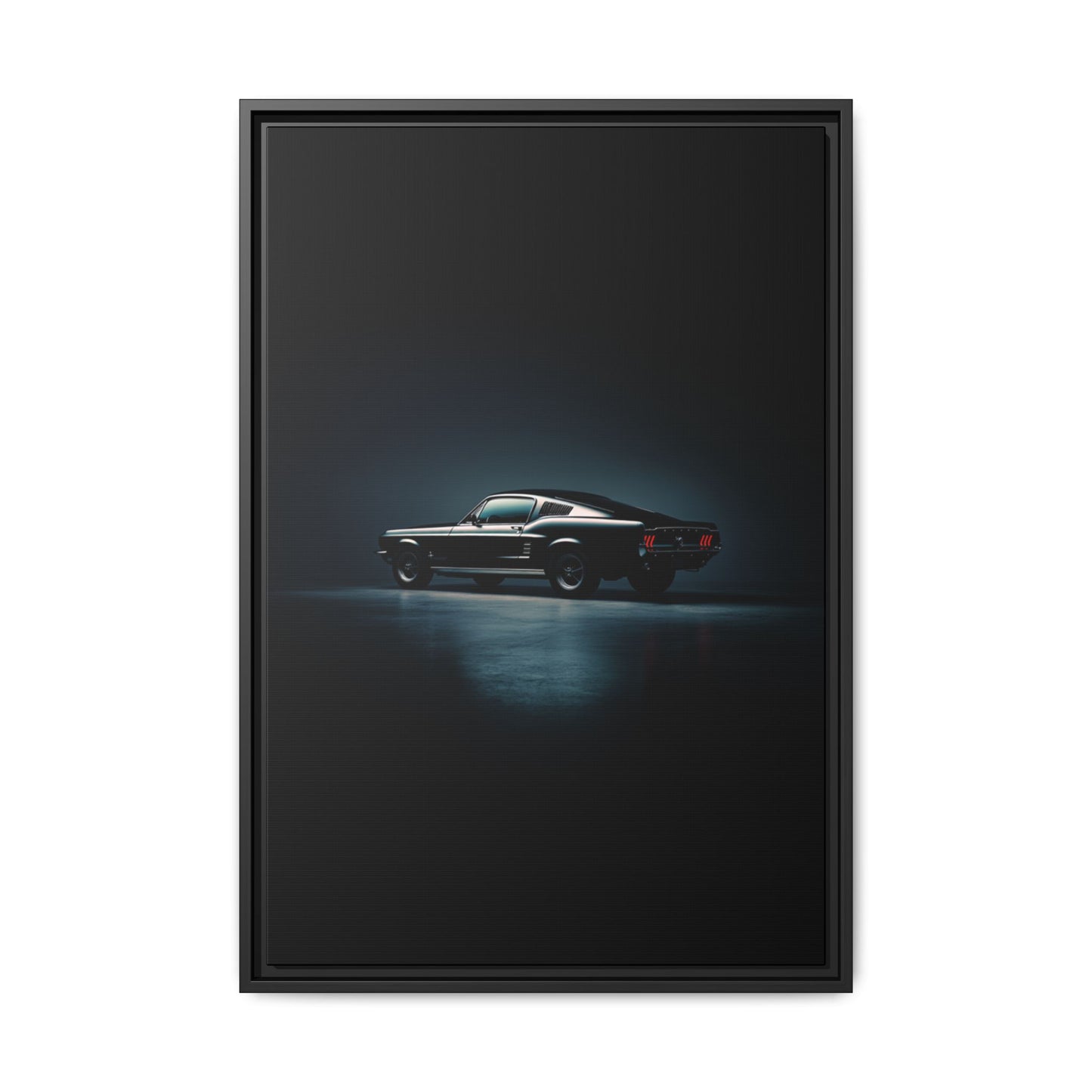 1967 Ford Mustang – Classic Muscle Silhouette | Luxury Matte Canvas