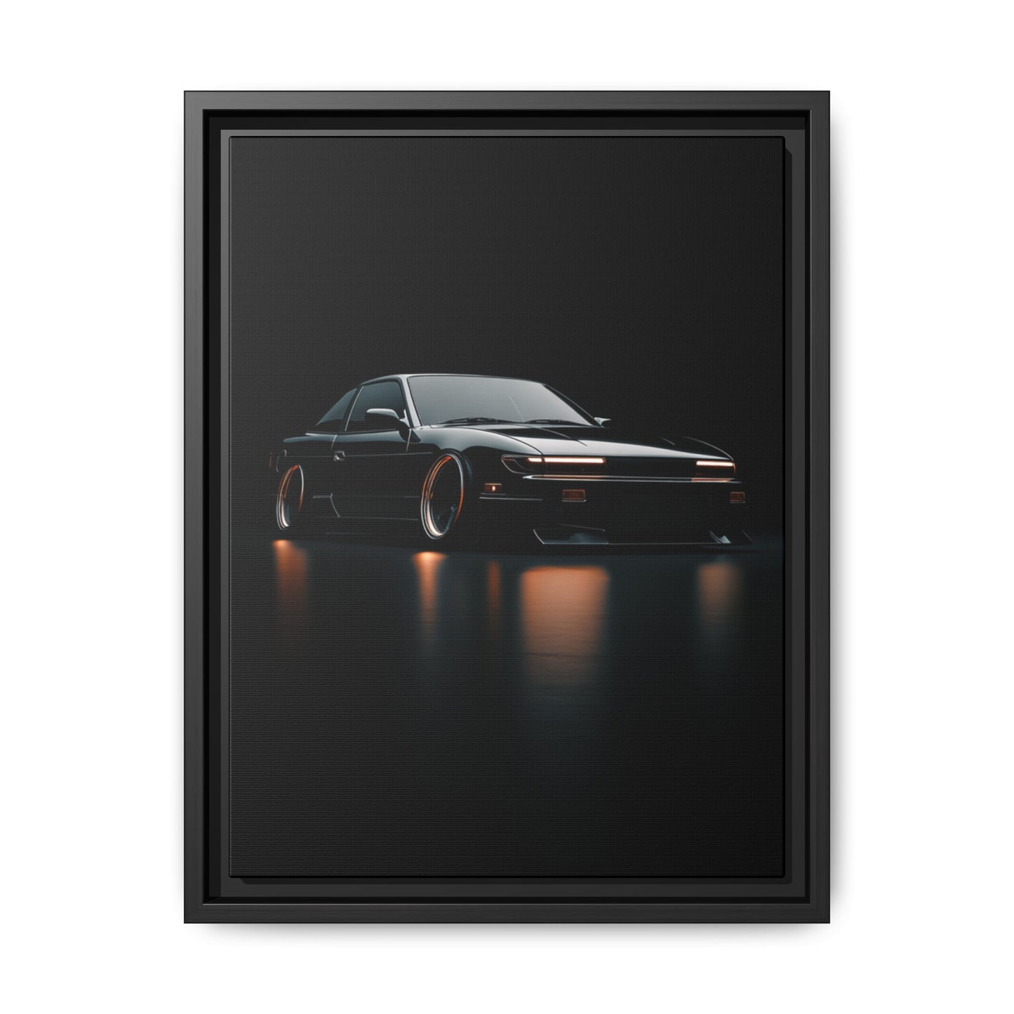 Nissan 240SX S13 – JDM Drift Icon Silhouette | Luxury Matte Canvas