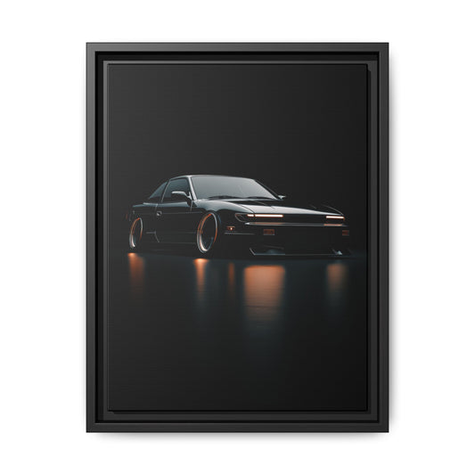 Nissan 240SX S13 – JDM Drift Icon Silhouette | Luxury Matte Canvas