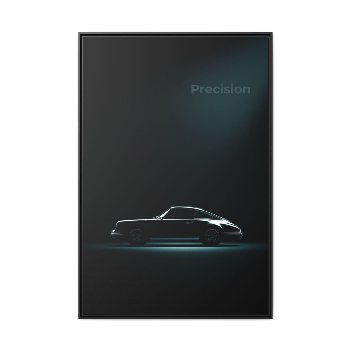 Porsche 911 – Precision Silhouette | Luxury Matte Canvas