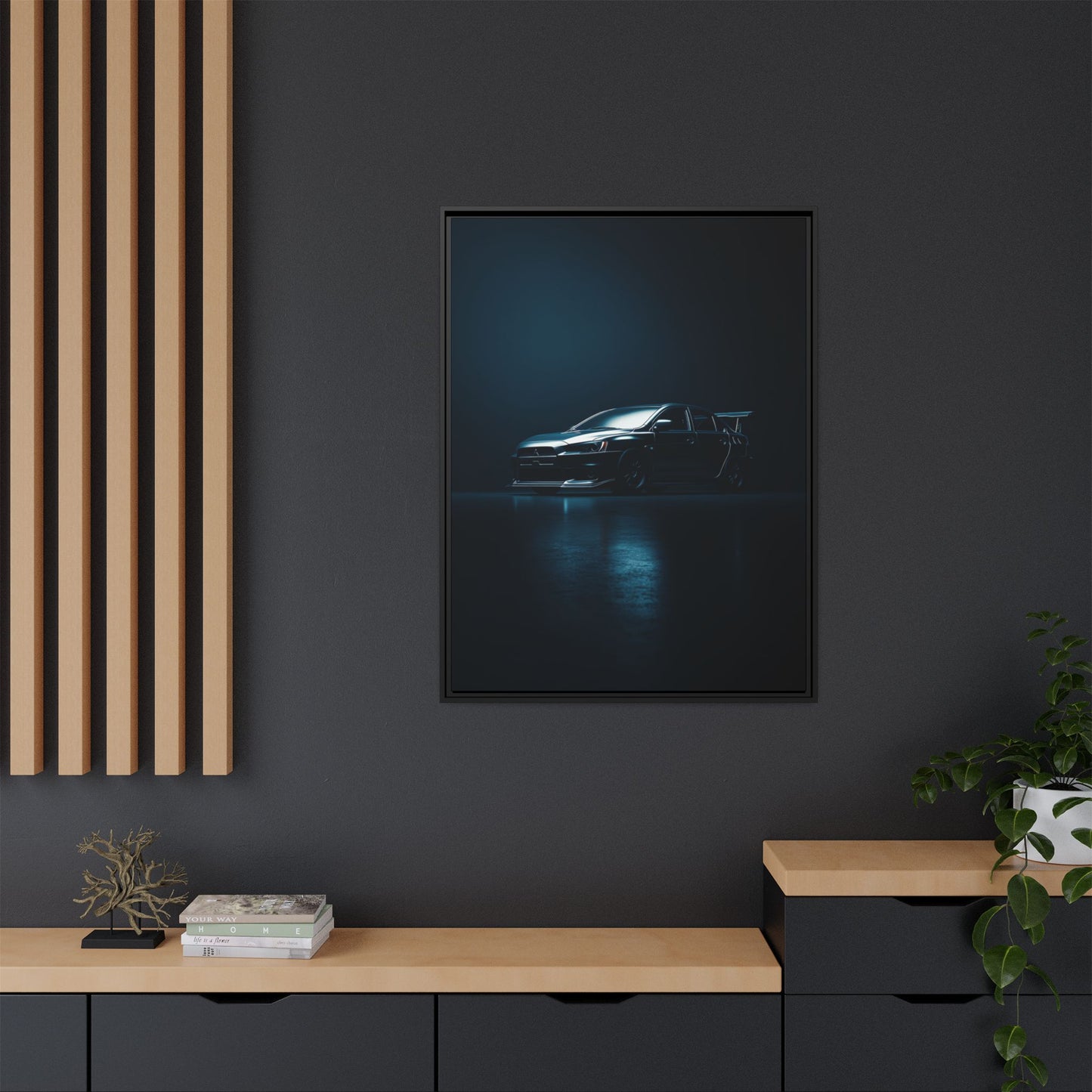 Mitsubishi Evo X – AWD Performance Silhouette | Luxury Matte Canvas