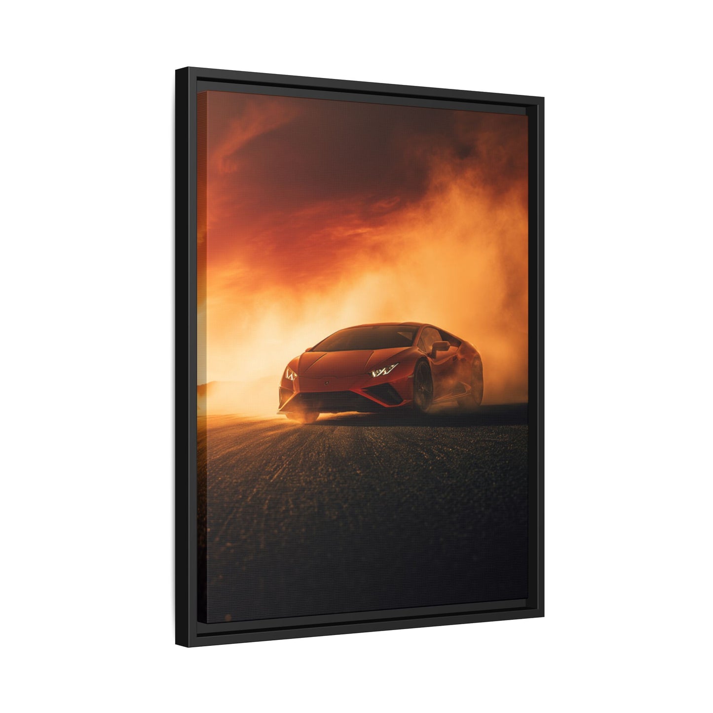 Lamborghini Huracán – Apex Silhouette | Luxury Matte Canvas