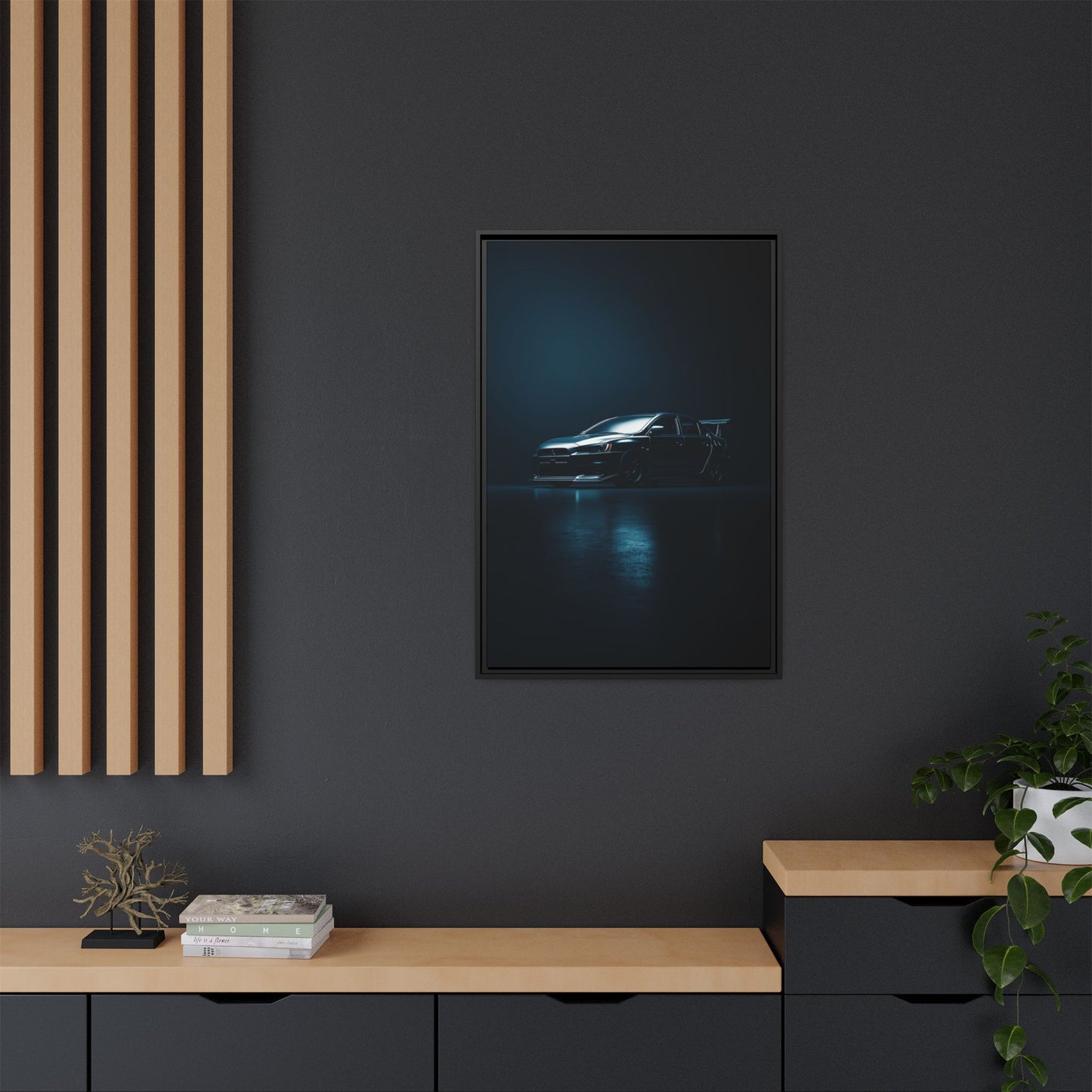 Mitsubishi Evo X – AWD Performance Silhouette | Luxury Matte Canvas