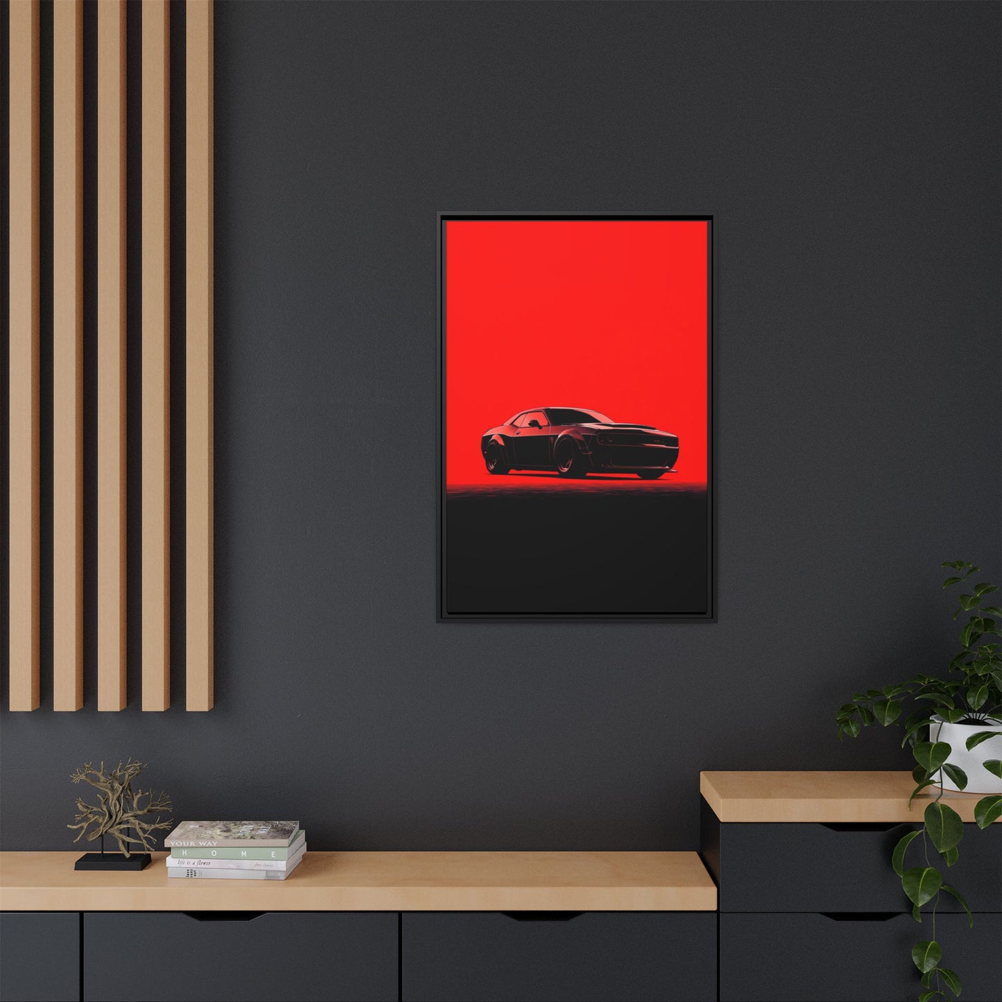 Dodge Challenger Hellcat – Supercharged Silhouette | Luxury Matte Canvas